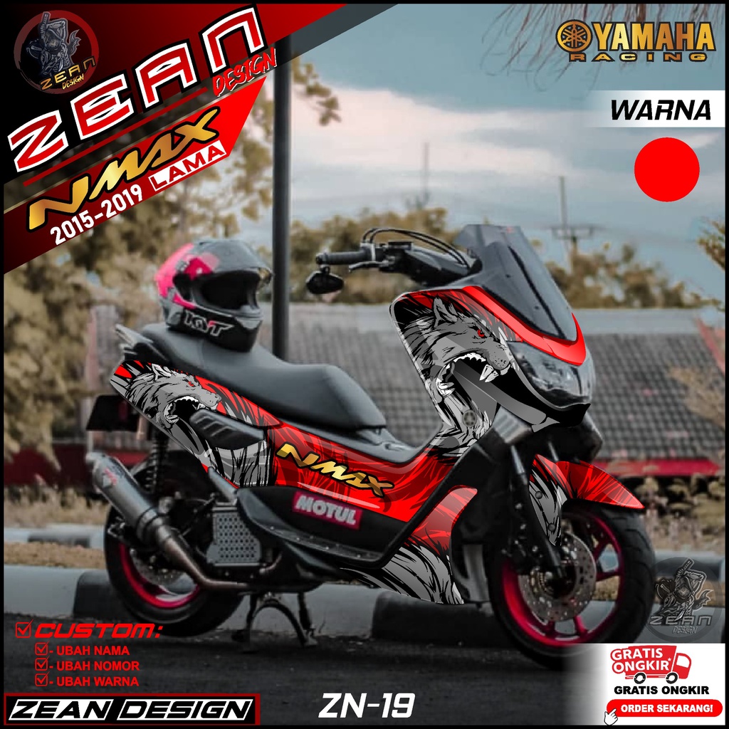 Jual (COD) Decal Sticker Yamaha Nmax 155 Old Fullbody - Dekal Stiker