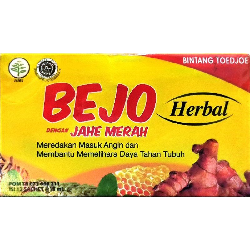 Jual Bejo Jahe Merah 12 Sachet Shopee Indonesia