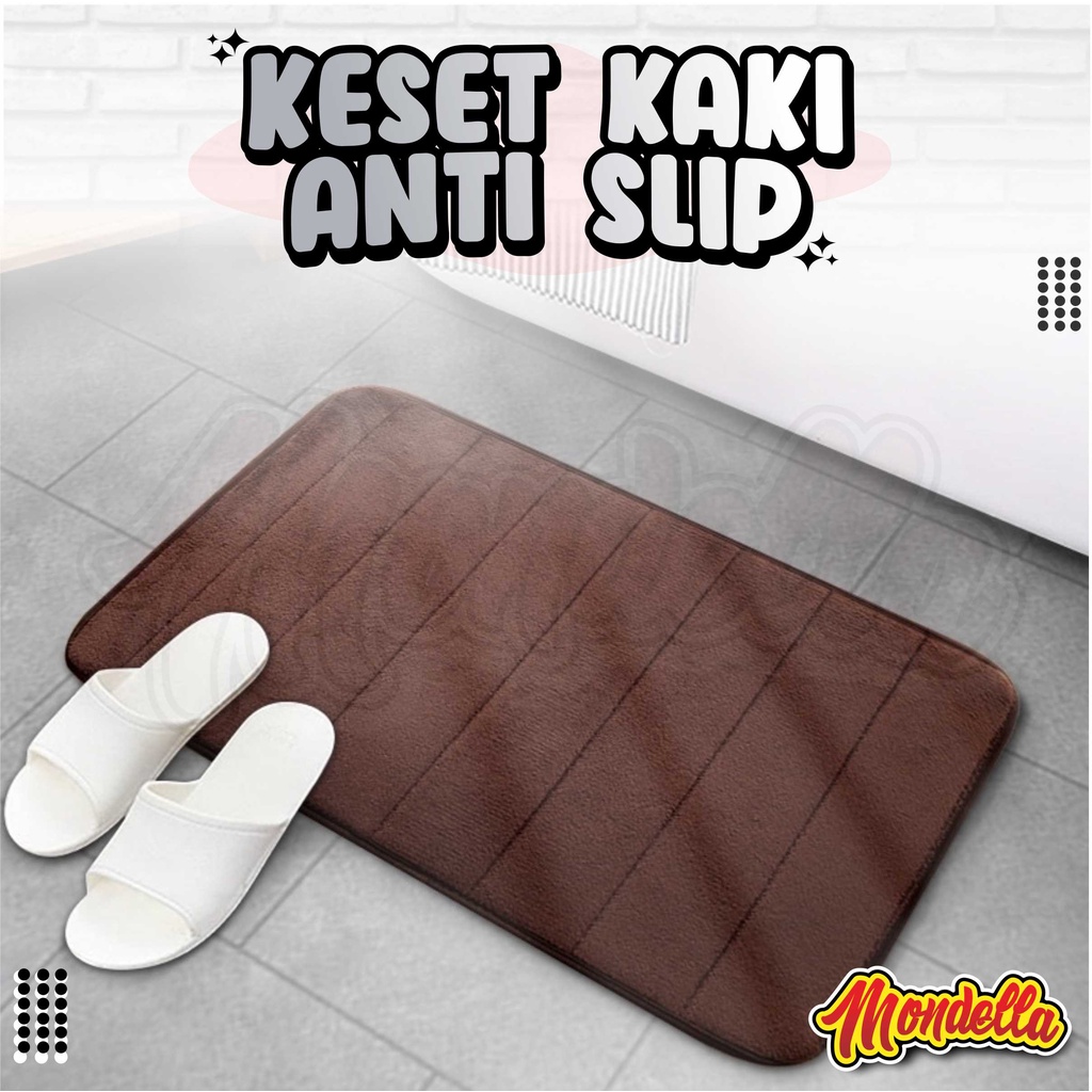 Jual Keset Kaki Anti Slip Bahan Memory Foam Menyerap Hiqh Quality Kesed