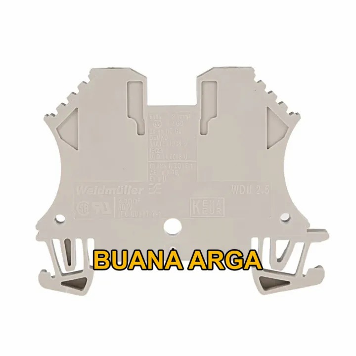 Jual Terminal Block Weidmuller WDU 2.5 Feed Through AWG Screw Type