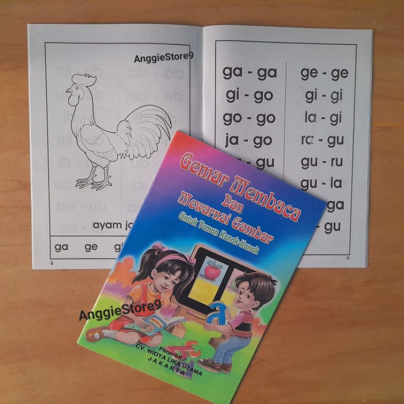 Jual Buku Anak - Menulis Membaca Mewarnai Mencari Jejak Belajar Bahasa ...