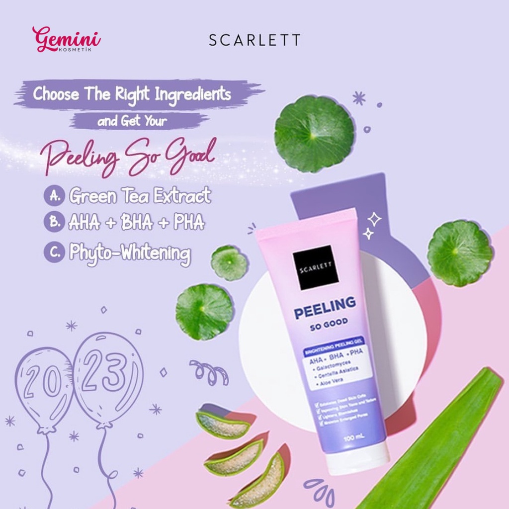 Jual SCARLETT Whitening Peeling So Good Indonesia / Brightening Peeling ...