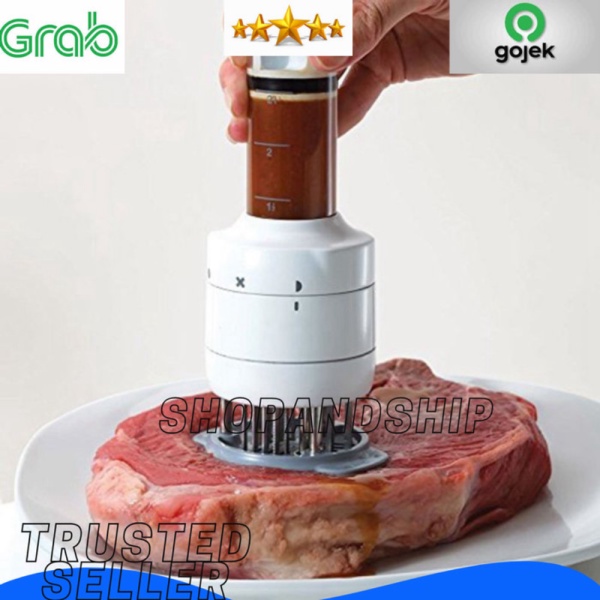 Jual Jual Meat Tenderizer Needle Stainless Steel Steak Meat Injector