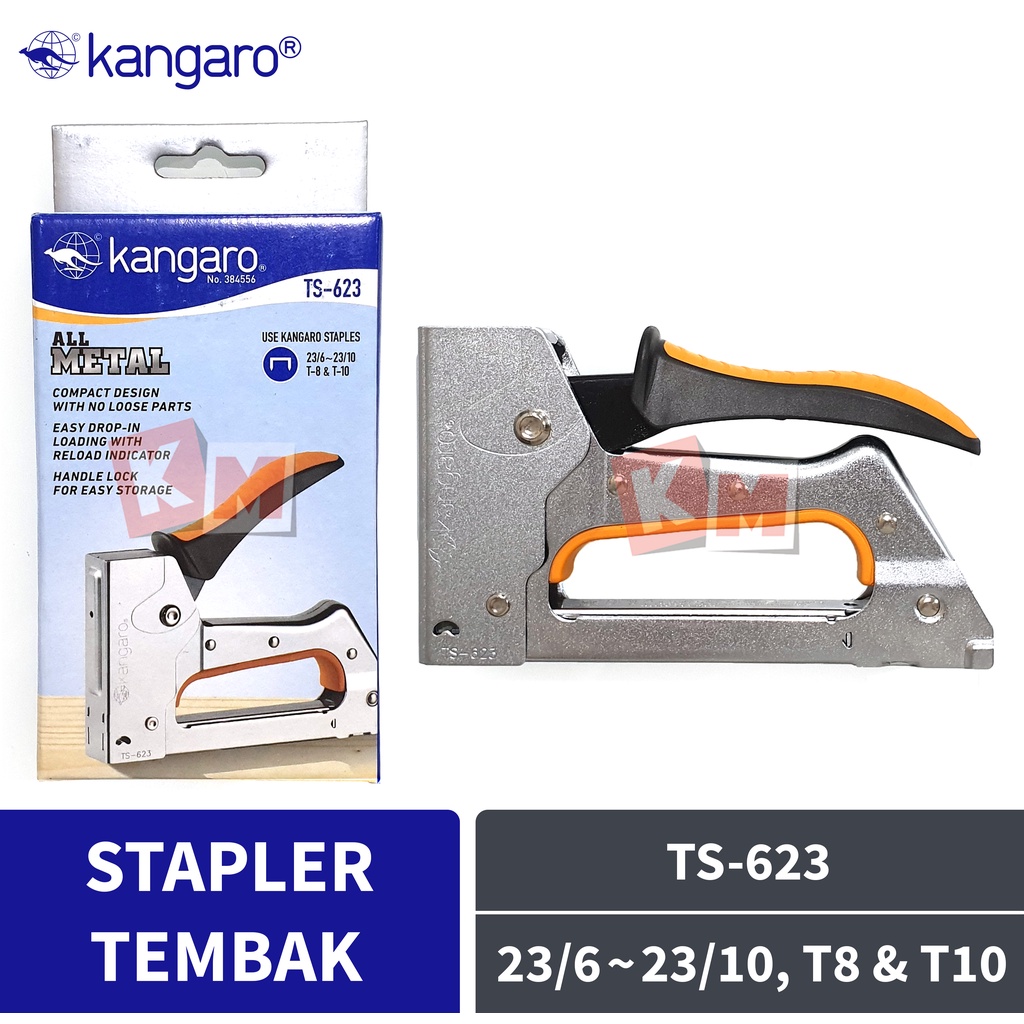 Jual Gun Tacker Stapler Tembak Kangaro Ts 623 Shopee Indonesia