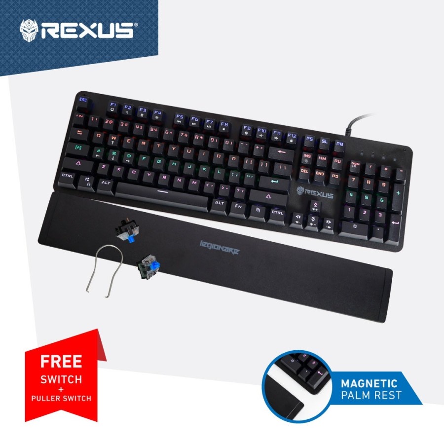 Jual Rexus MX3.2 Mechanical Gaming Keyboard Legionaire MX 3.2 | Shopee ...