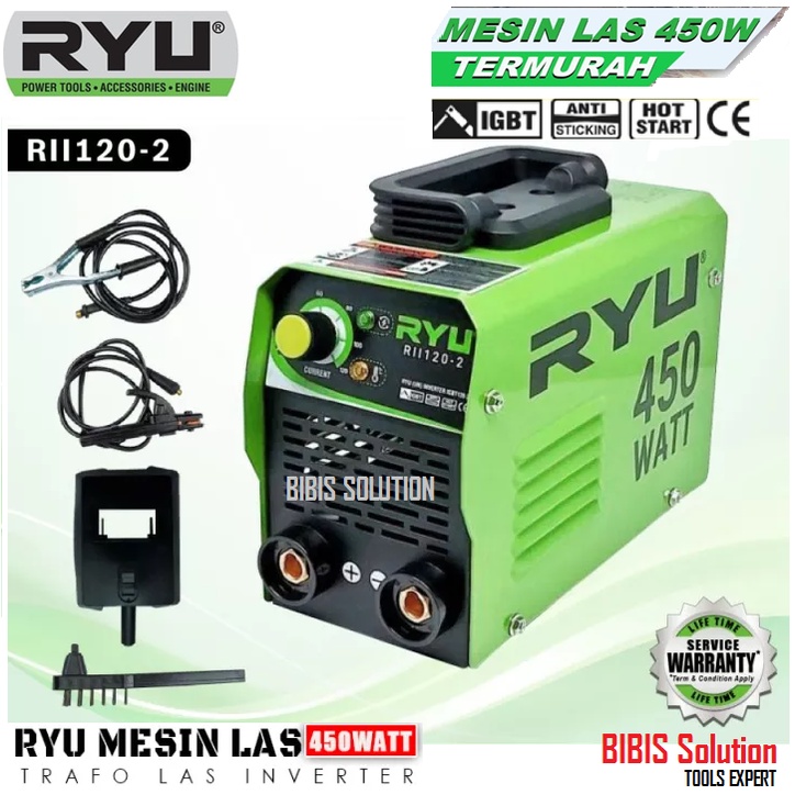 Jual Ryu Mesin Las 450 Watt Trafo Las Listrik Travo Welding Inverter