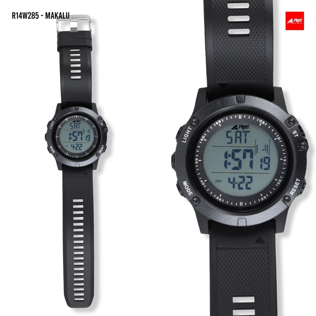 Jual Jam Tangan Makalu AREI Outdoor Gear / Jam Tangan Digital Pria Rei