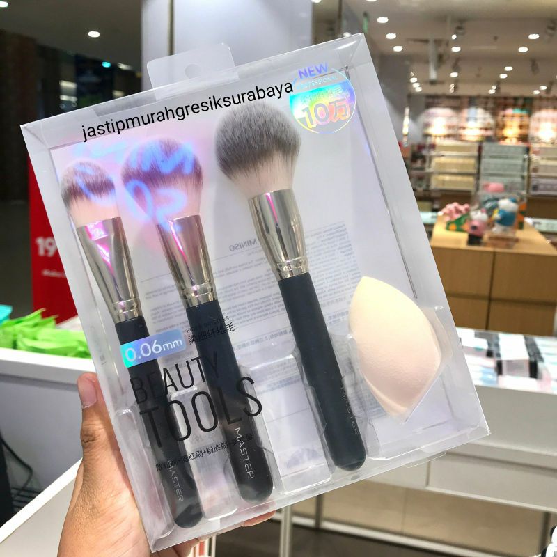 Jual BRUSH KIT MINISO BRUSH SET MINISO ALAT MAKEUP MINISO BLUSH BRUSH