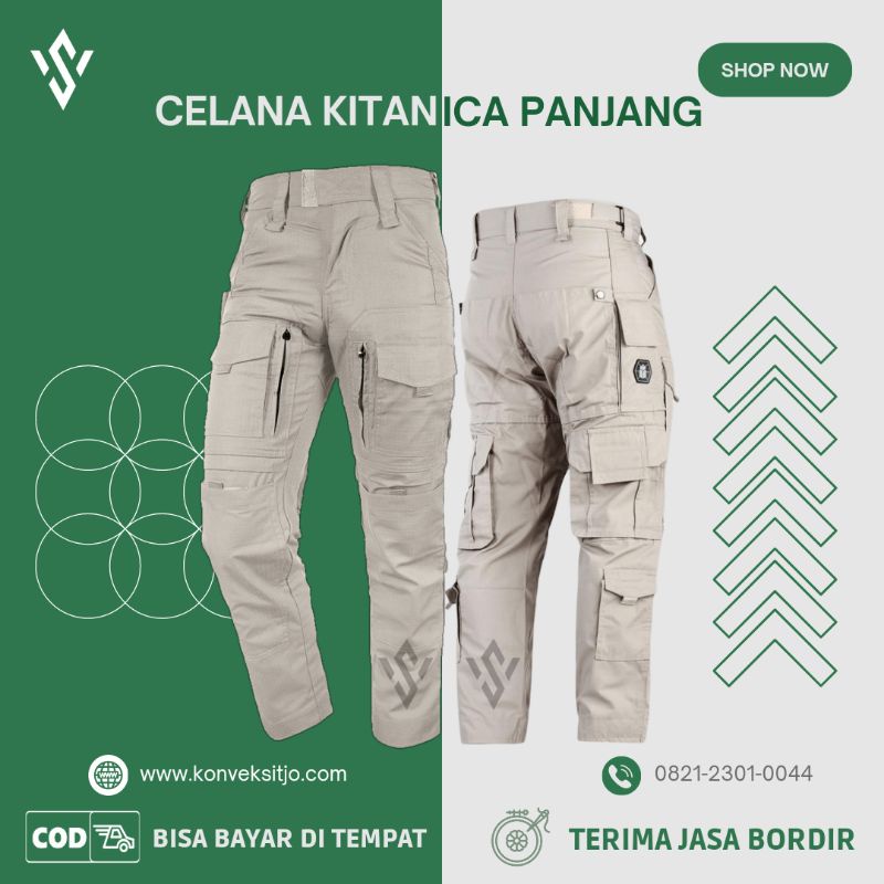 Jual Celana Kitanica Panjang Celana Tactical Celana Cargo Tactical