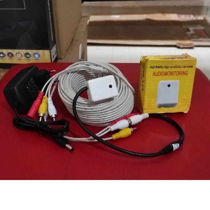 Jual Paket Microphone CCTV / Audio Monitoring / Mic Kamera CCTV ...