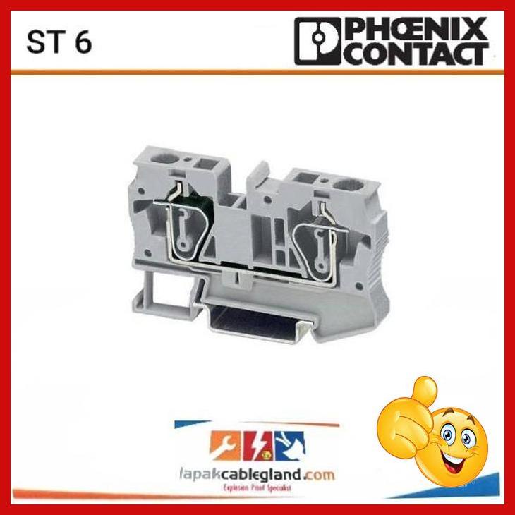 Jual Terminal Block PHOENIX CONTACT ST 6 ST6 Spring type utk kabel 6mm ...