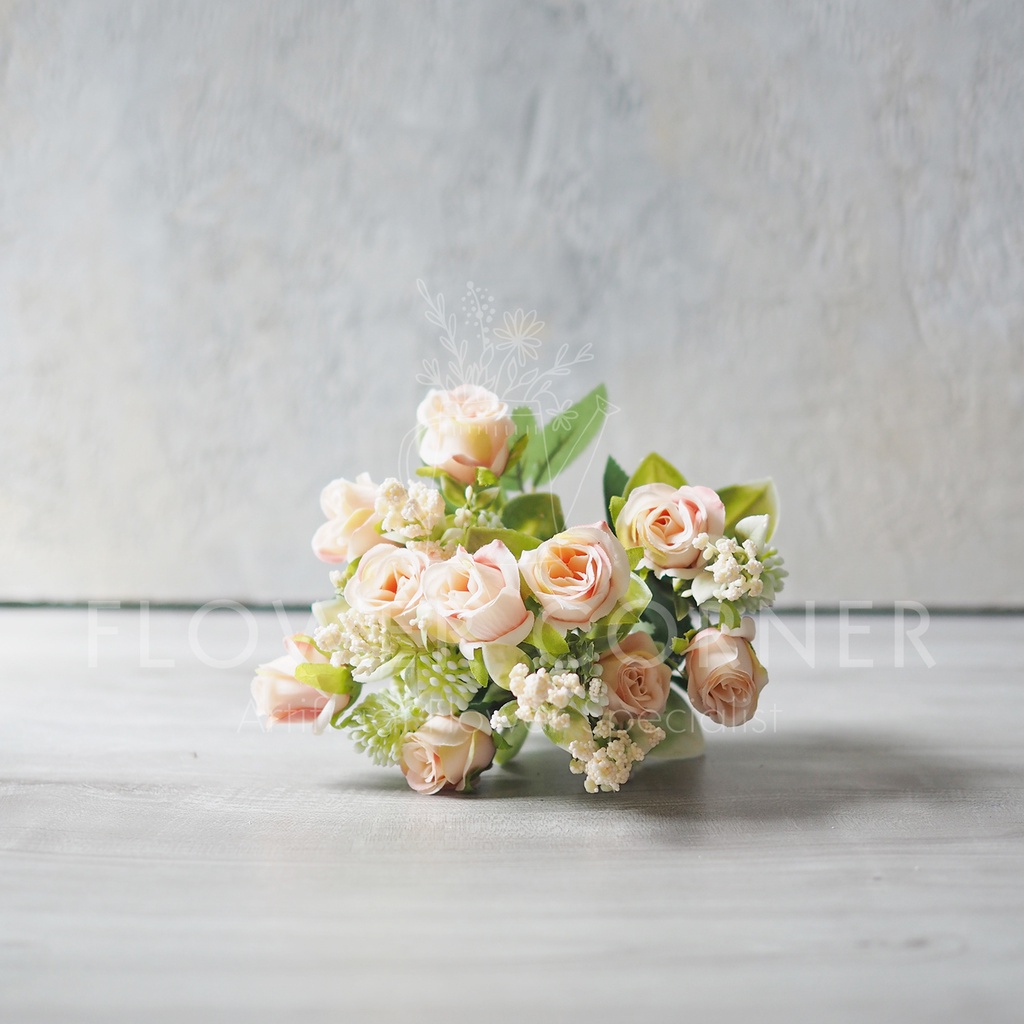 Jual Bunga Artificial Mini Rose Bud Baby Breath Group (B23072) | Shopee ...