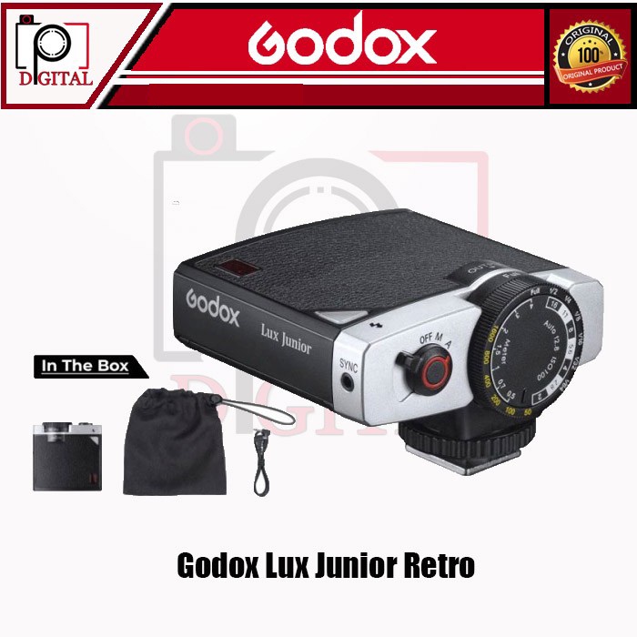 Jual Godox Lux Junior Retro Camera Flash - Godox Lux Junior | Shopee ...