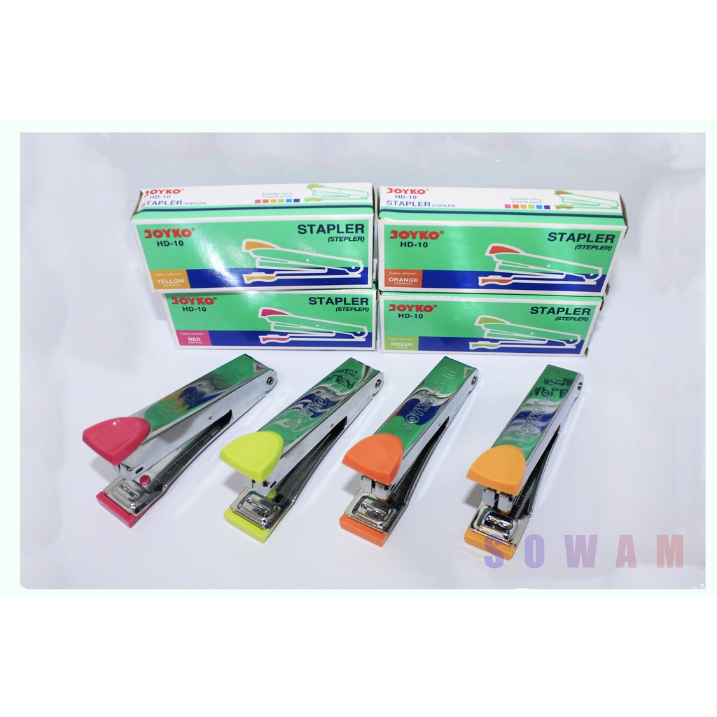 Jual Stapler JOYKO HD 10 Kecil Hekter Jegrekan Staples Besi Bonus isi ...