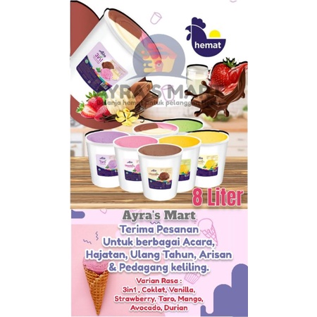 Jual Es Krim Emberan L Aice Ice Cream Bucket L Aice Shopee Indonesia