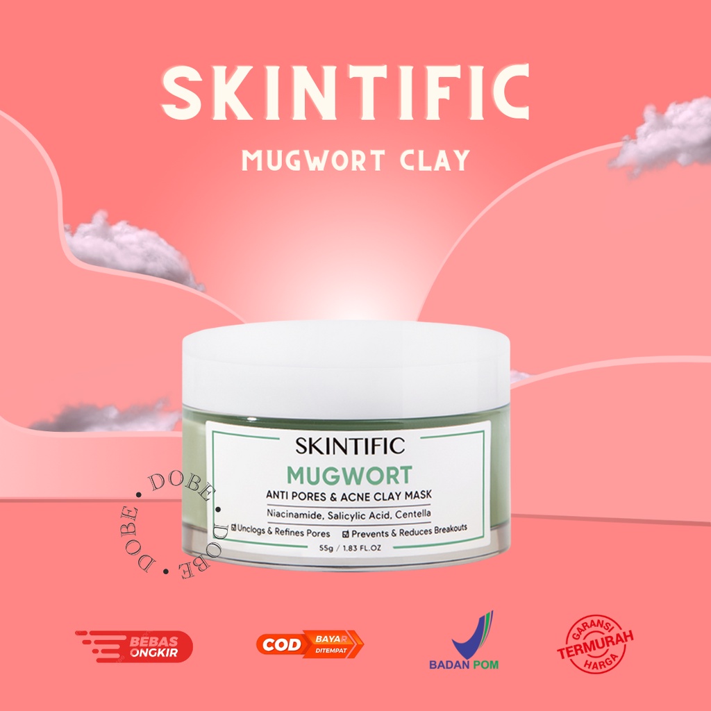 Jual Skintific Mugwort Anti Pores And Acne Clay Mask Pore Clarifying Wask Off Pack Shopee Indonesia 8500