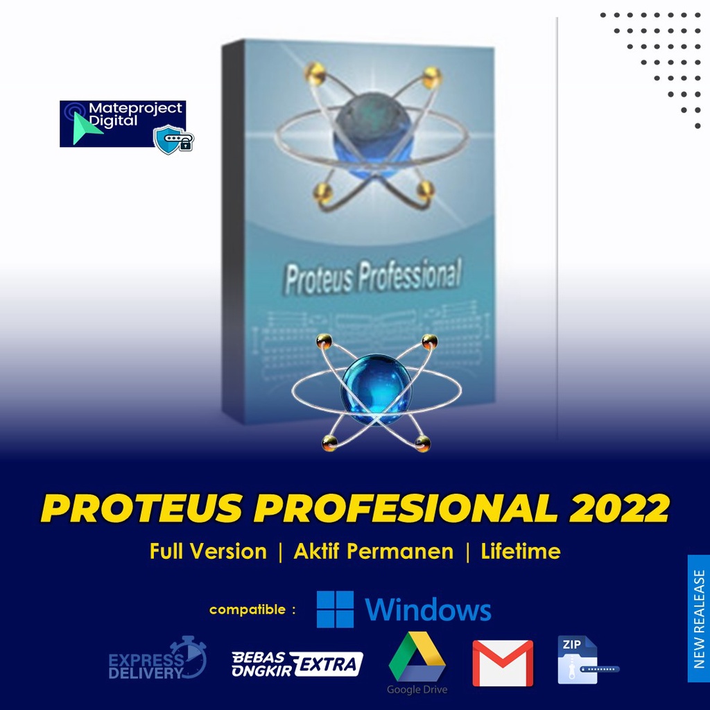 Jual Software Proteus 8 Professional versi 2022 SP3 PCB Design Lisensi