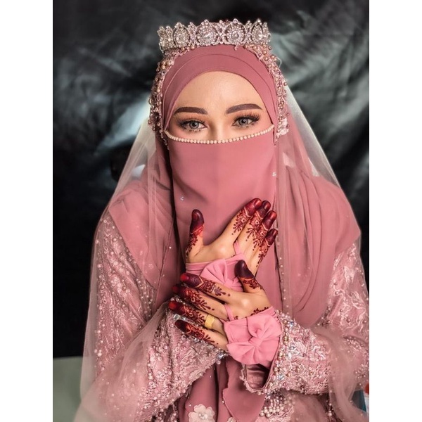 Jual CADAR PENGANTIN CANTIK/CADAR WALIMAH PAYET (byulfaNiqab) | Shopee ...