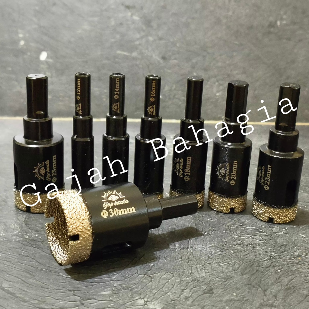 Jual Mata bor granit keramik kaca marmer Tjap Mata Diamond Core Bit ...