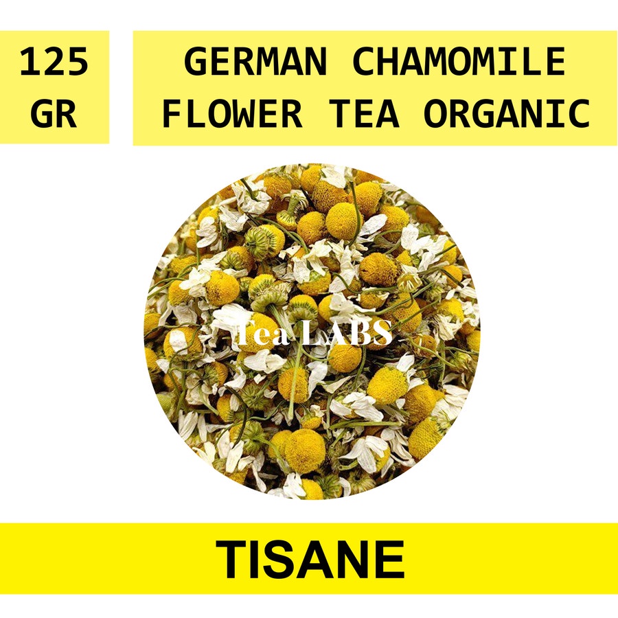 Jual Chamomile Flower Tea / Teh Bunga Chamomile Tisane 125 GR | Shopee ...