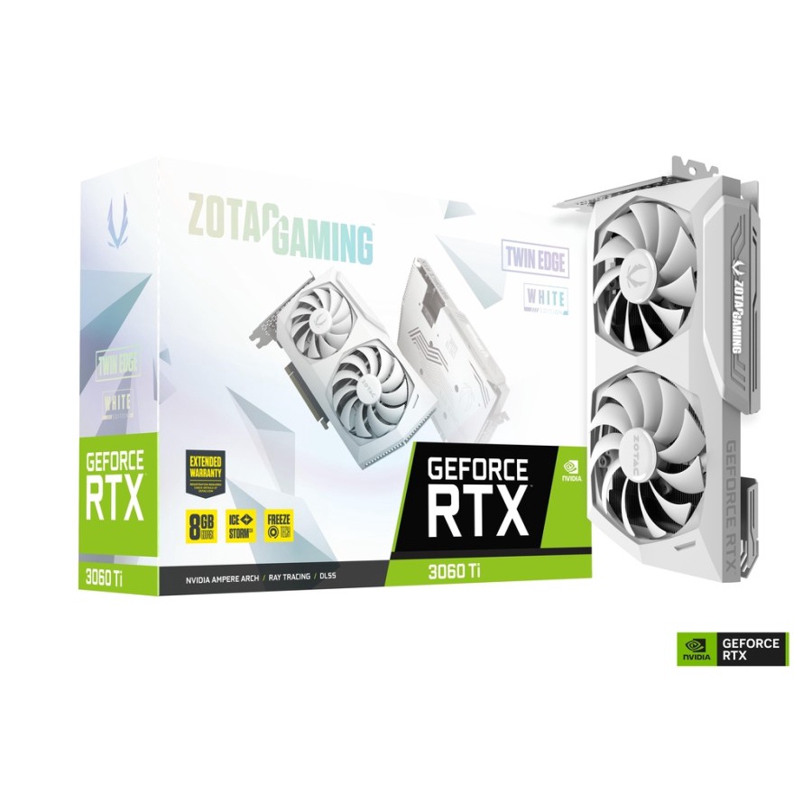 Jual ZOTAC GAMING GeForce RTX 3060 Ti 8GB Twin Edge White Edition ...