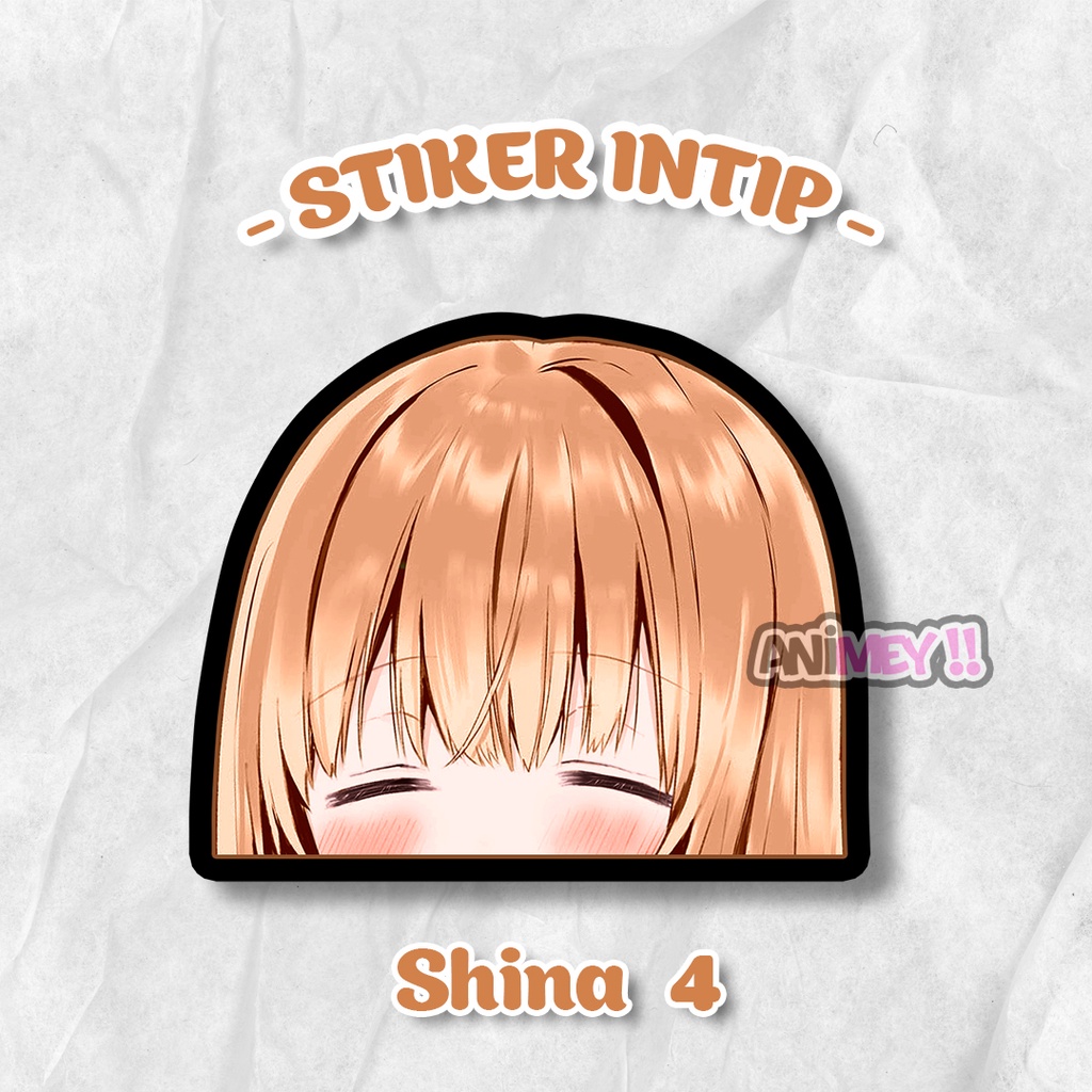 Jual Stiker Intip Shiina Mahiru / Sticker Anime Waterproof | Shopee ...