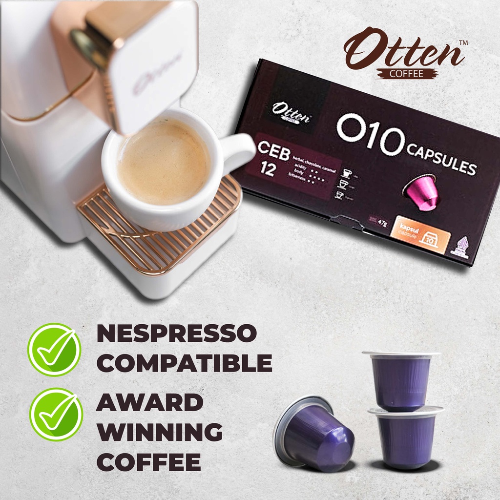 Jual Kopi Kapsul - O10 Crema Espresso Coffee Capsule | Kapsul Nespresso ...