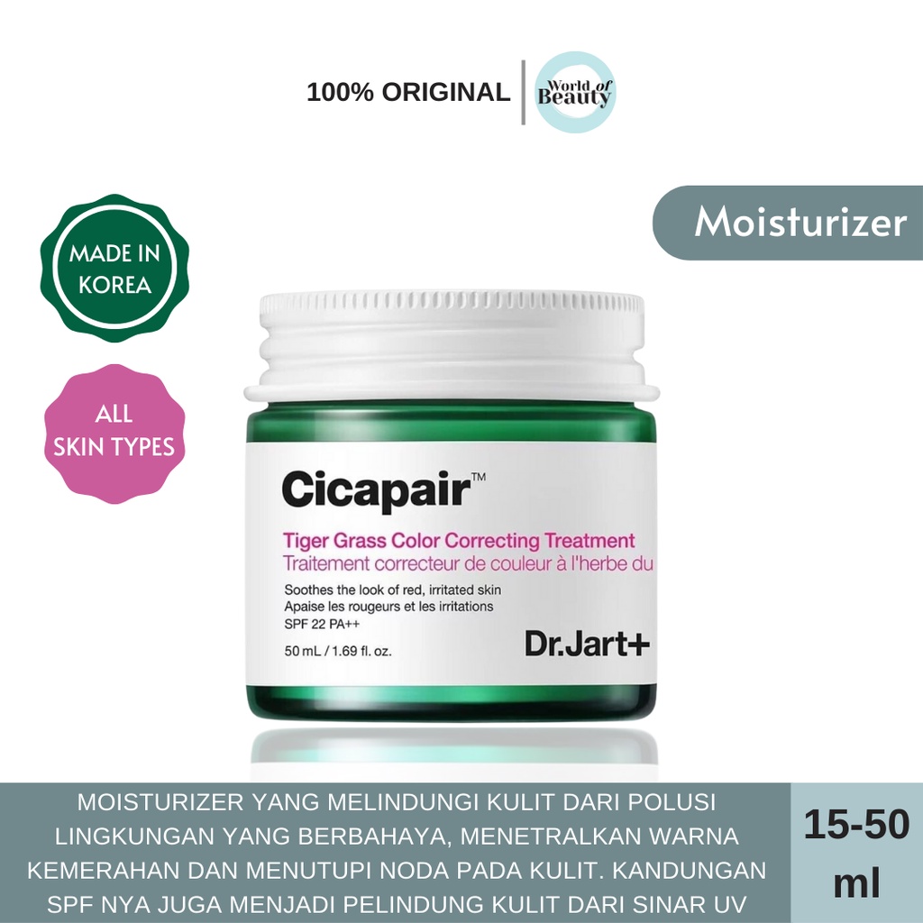 Jual Dr.Jart+ Dr Jart Cicapair Tiger Grass Color Correcting Treatment