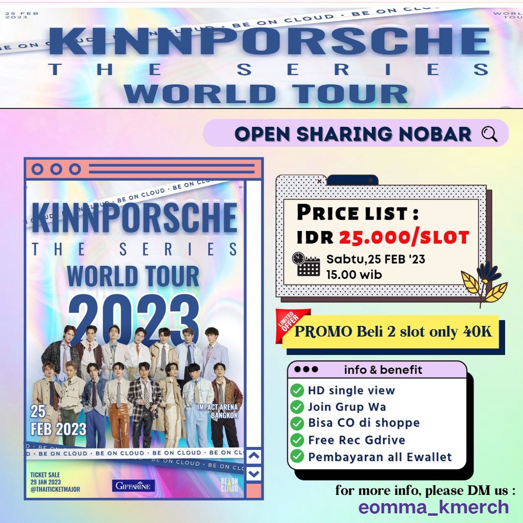 Kinnporsche world tour 2023 カード www.apidofarm.com
