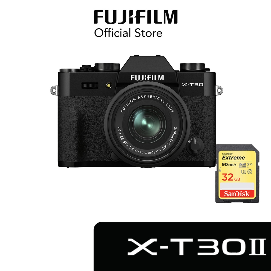 Jual FUJIFILM XT30 II kit Lens XC1545mm F3.55.6 OIS Kamera