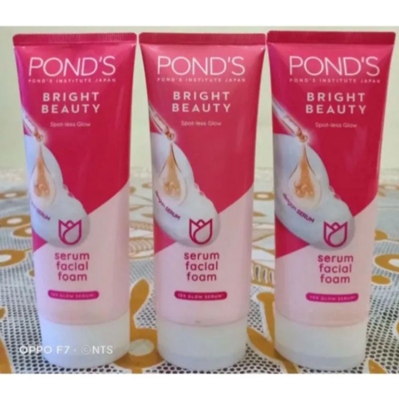 Jual Ponds Bright Beauty Serum Facial Foam | Shopee Indonesia