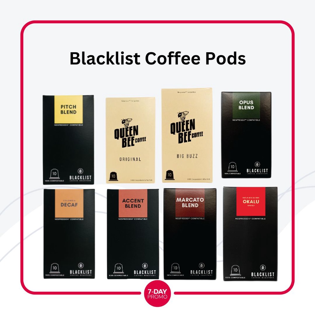 Jual Nespresso Blacklist Coffee Roaster Capsules Kopi Kapsul 10 Capsules Shopee Indonesia