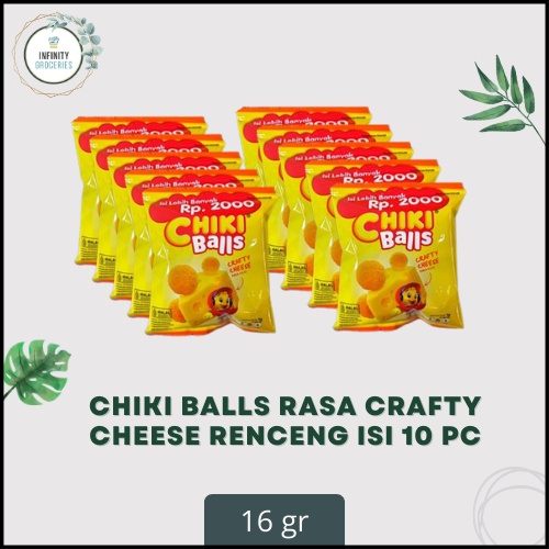 Jual Chiki Balls Rasa Crafty Cheese 16 Gr Renceng Isi 10 Pc Murah