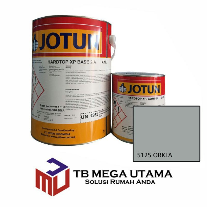 Jual Jotun Hardtop XP - 5125 Orkla Kemasan 5 Liter 2 Komponen | Cat ...