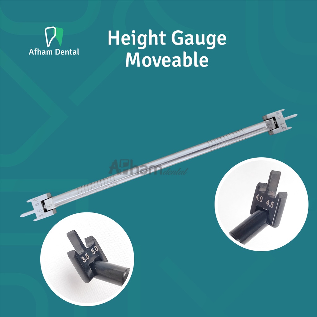 Jual DENTAL BRACKET HEIGHT GAUGE ALAT PENGUKUR POSISI BRACKET MOVEABLE