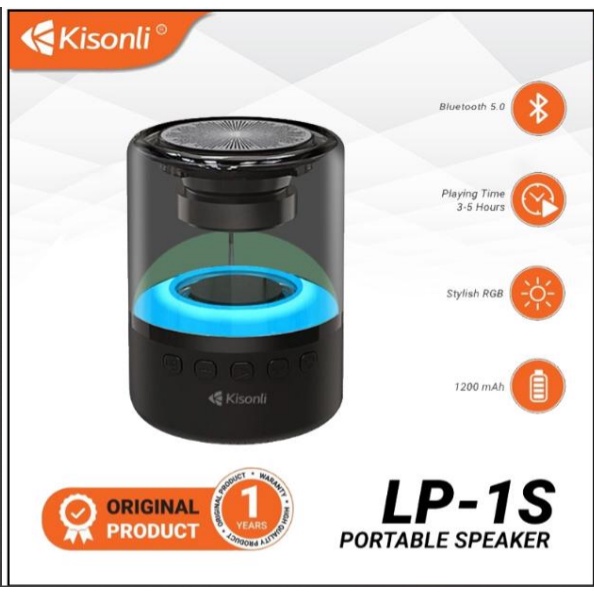 Jual KISONLI Speaker Aktif Bluetooth LP-1S Subwoofer Super Bass 1200mAh ...