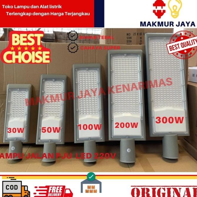 Jual LAMPU JALAN PJU LED 30 50 100 200 300W WATT / LED PJU 220V LAMPU ...