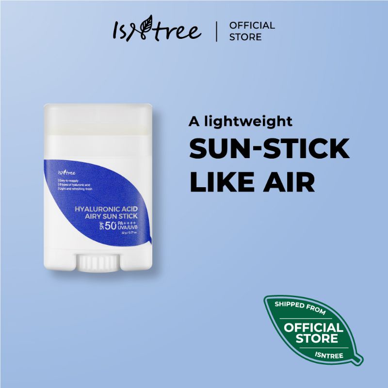 Jual ISNTREE Hyaluronic Acid Airy Sun Stick SPF 50 PA++++ 22g Shopee
