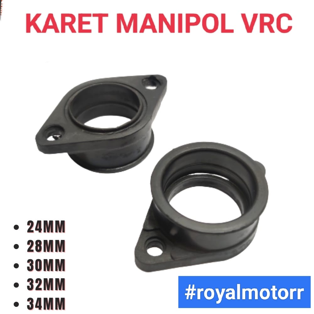 Jual KARET INTAKE MANIPOL MANIPUL RACING VRC MODEL BAUT / KUPING KANAN ...