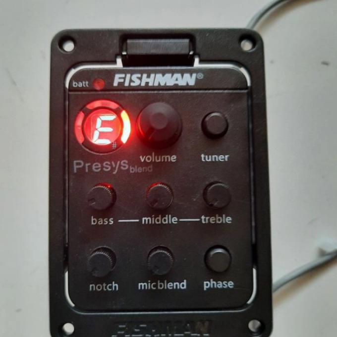 Jual Preamp Fishman Presys Blend Mic Dan Tuner / Equalizer Fishman