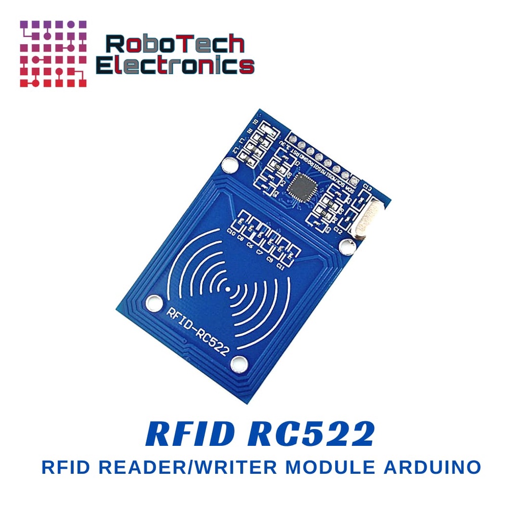Jual RFID READER/WRITER RC522 MODULE for ARDUINO | Shopee Indonesia
