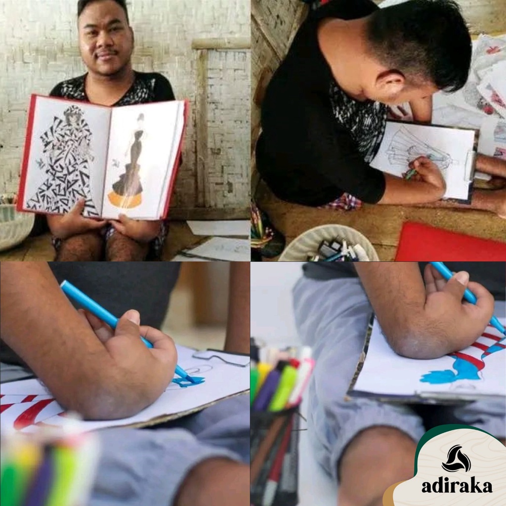Jual Jasa Gambar SKETSA Desain Fashion By: RAHMAT HIDAYAT (Desainer ...