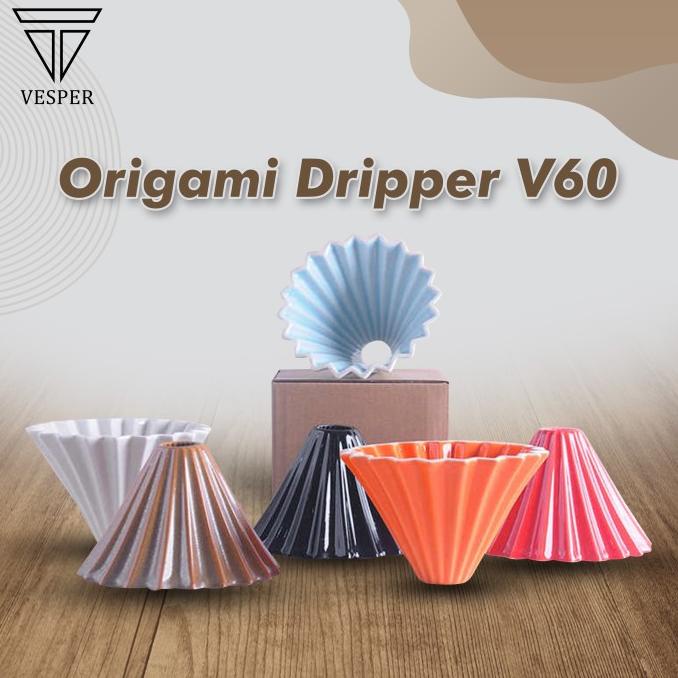 Jual origami coffee dripper V60 / kopi drip warna V60 Shopee Indonesia