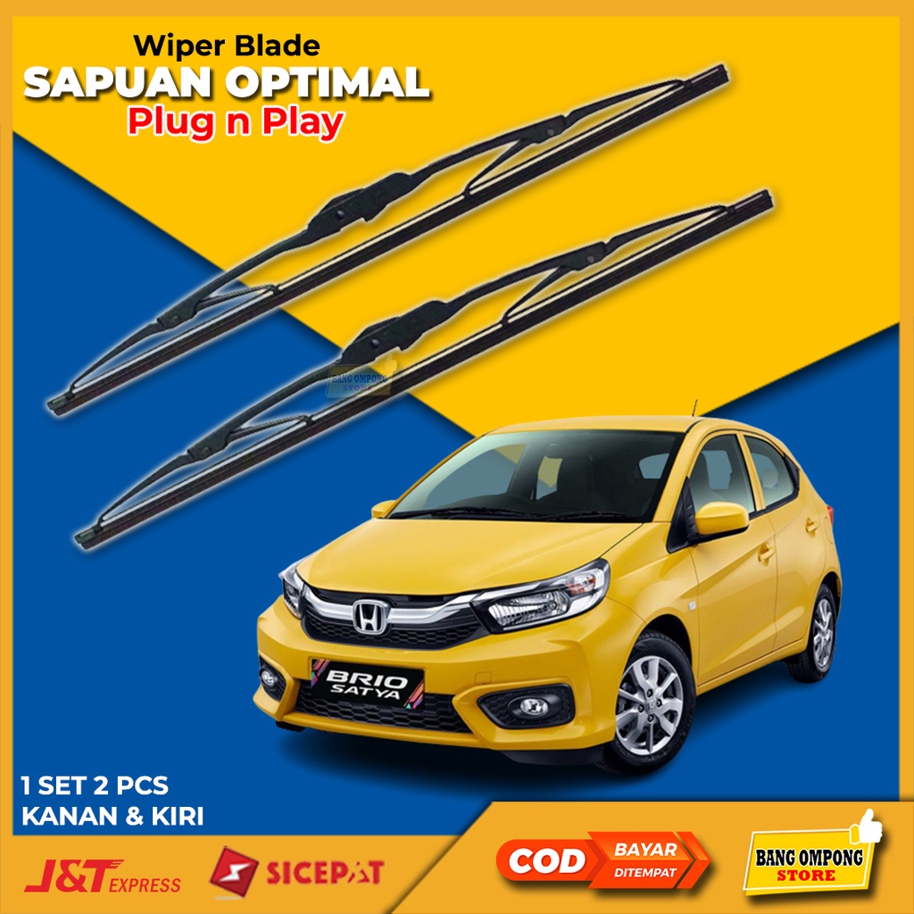 Jual Wiper Blade Mobil Brio Wiper Honda Brio Rs Satya Wiper Depan Brio