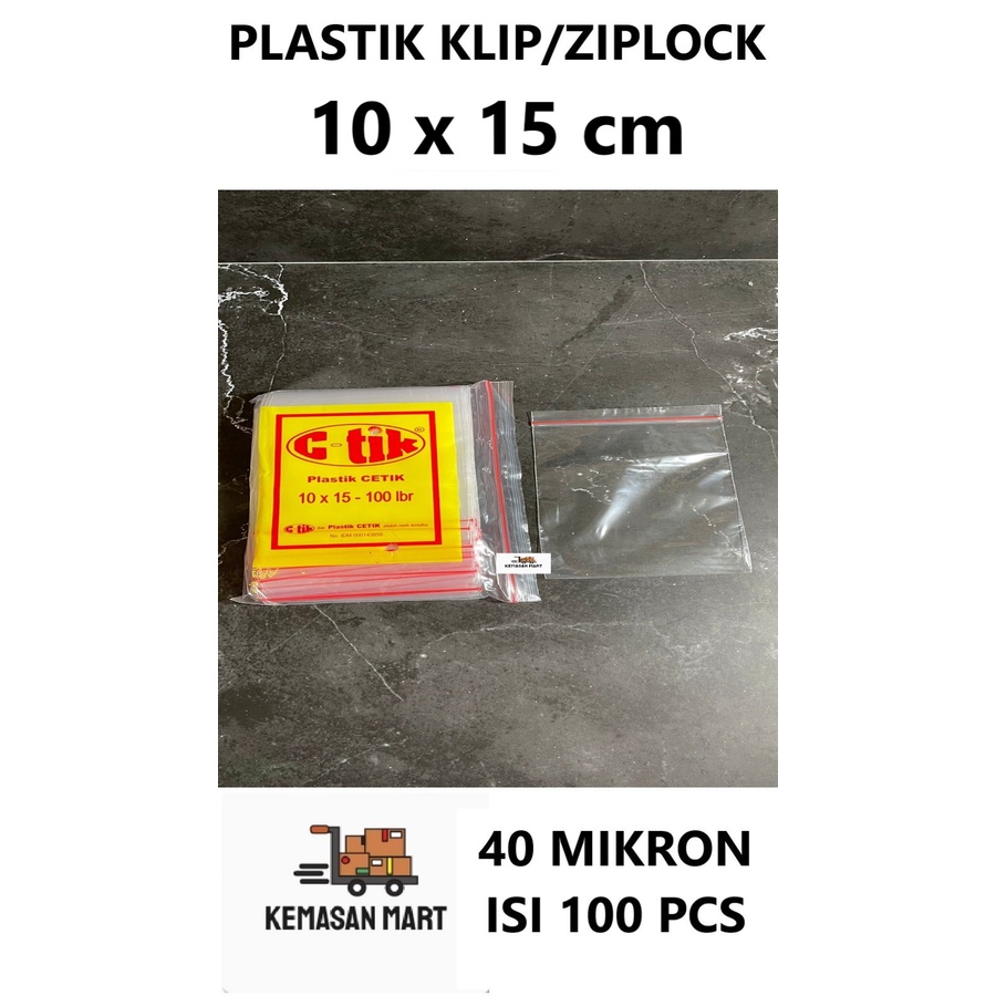 Jual Plastik Klip Ziplock Cetik Ctik Ukuran 10 X 15 Cm 100 Pcs Shopee Indonesia 3586