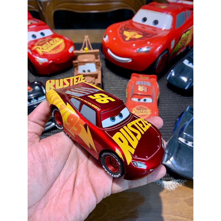 Jual MCQUEEN RUSTEZE Disney Cars Pull Back Full Metal ORIGINAL MATTEL