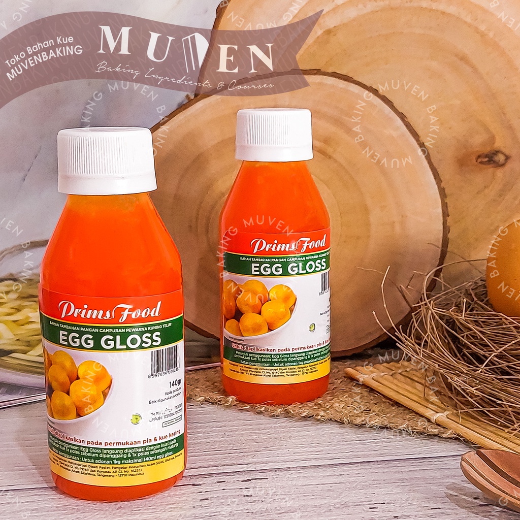 Jual PRIMSFOOD EGG GLOSS 140 ML | Shopee Indonesia