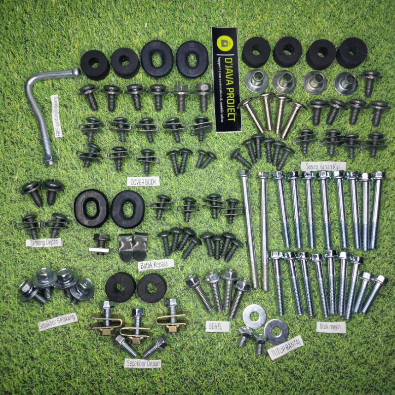 Jual COD Baut Body Yamaha Jupiter Z Fullbody/Baud Yamaha Jupiter Z