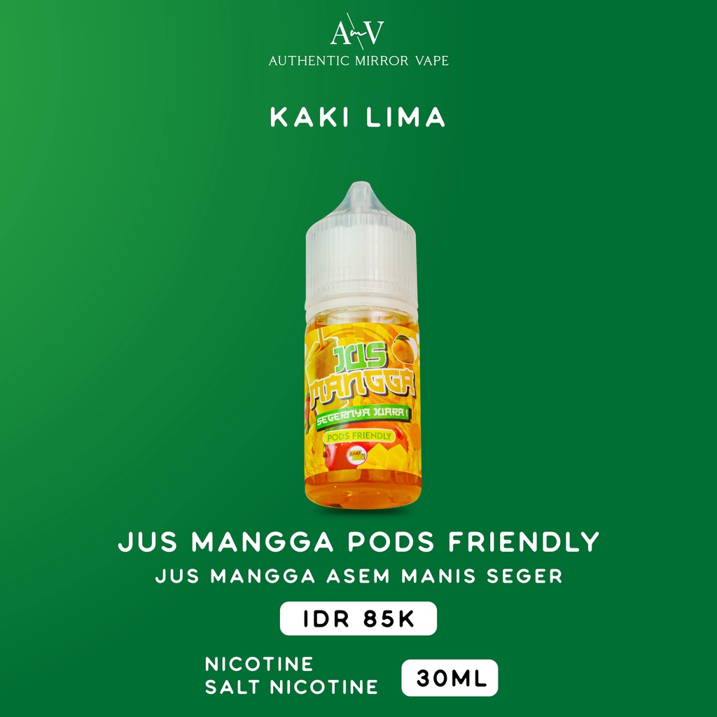 Jual Kaki Lima Jus Mangga Pods Friendly 30ML by Kaki Lima LS Shopee