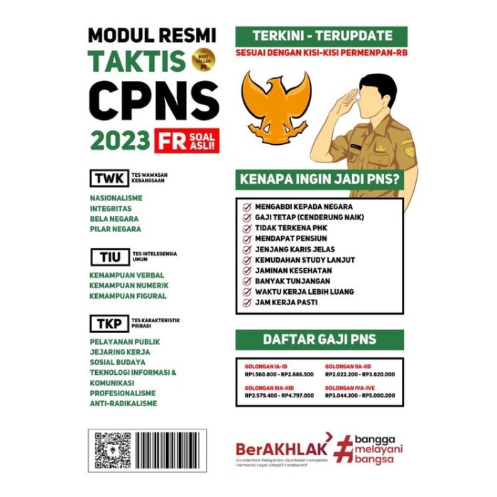 Jual BUKU CPNS 2023 / MODUL RESMI TAKTIS CPNS 2023 FR SOAL ASLI TERKINI ...